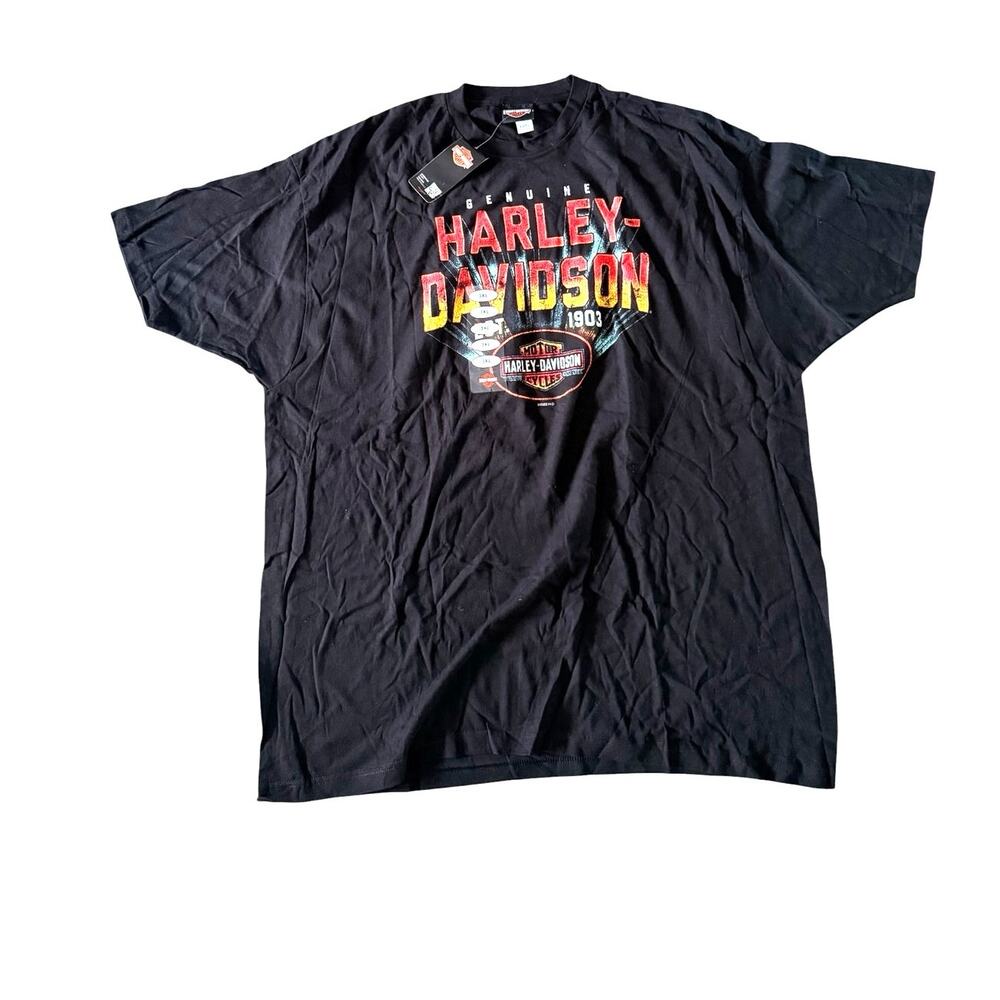 Harley-Davidson Motorcycles 2022 Hellbender Atlanta Black T-Shirt 3XL NEW
